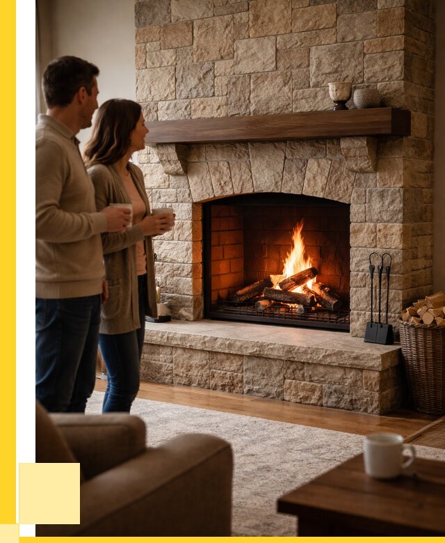 Каменные камины на заказ в Фурманове от 183384 р. | ЭриданФрв