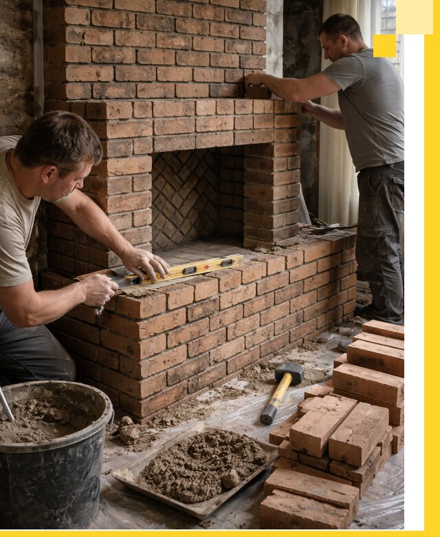 Изготовление и установка кирпичных каминов в Фурманове