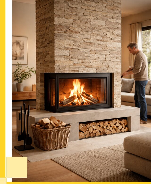 Дровяной камин под ключ в Фурманове от 203760 р. | ЭриданФрв