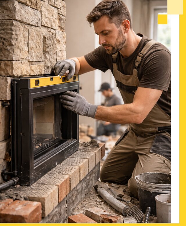 Дровяные камины под ключ в Фурманове: монтаж, обустройство