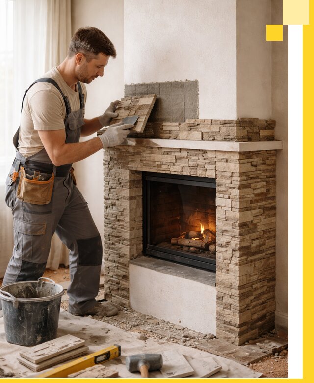 Изготовление и монтаж каминов для дома под ключ в Фурманове