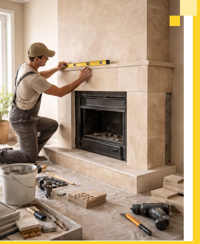 Установка и монтаж каминов в частном доме под ключ в Фурманове