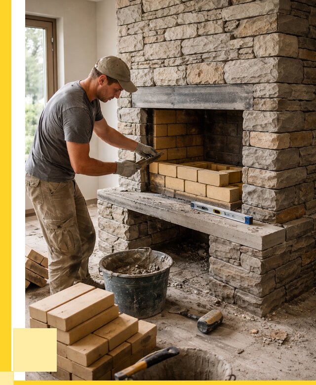 Кладка каминов и камина в Фурманове от 25470 р. ЭриданФрв