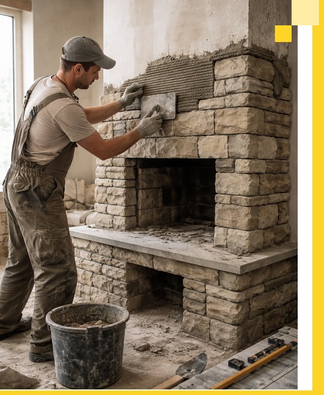 Строительство каминов под ключ в Фурманове от проектирования до монтажа