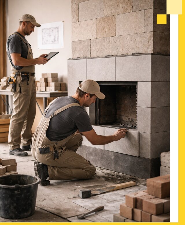 Индивидуальные проекты каминов и каминных систем в Фурманове