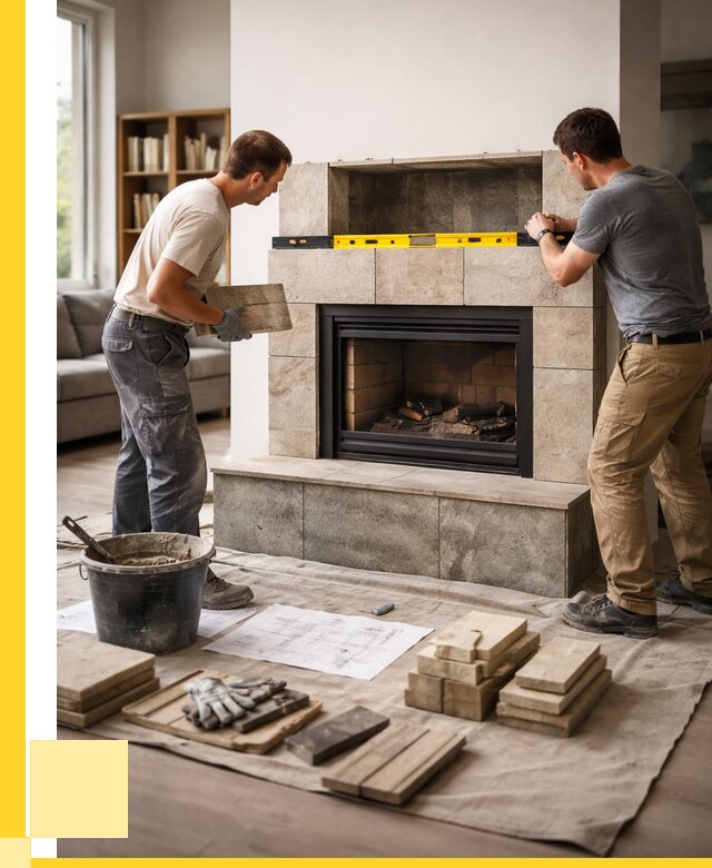 Монтаж каминов и установка в Фурманове от 45846 р. | ЭриданФрв