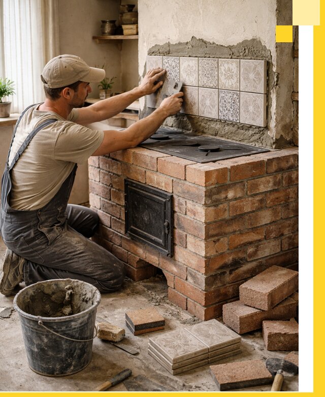 Печи с плитой на заказ монтаж гарантия и сервис в Фурманове