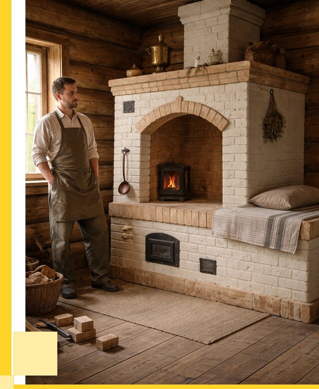 Русские печи с лежанкой под ключ в Фурманове от 152820 р. ЭриданФрв