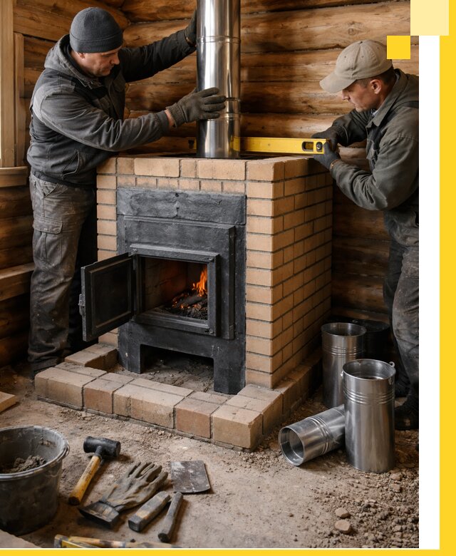 Проектирование, изготовление и установка банных печей в Фурманове