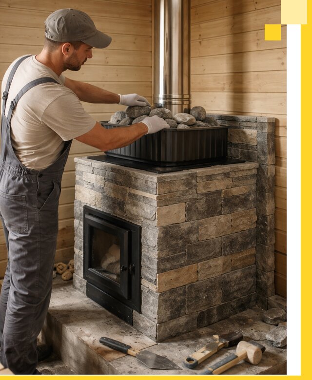 Печи для парной в Фурманове, производство, монтаж и обслуживание