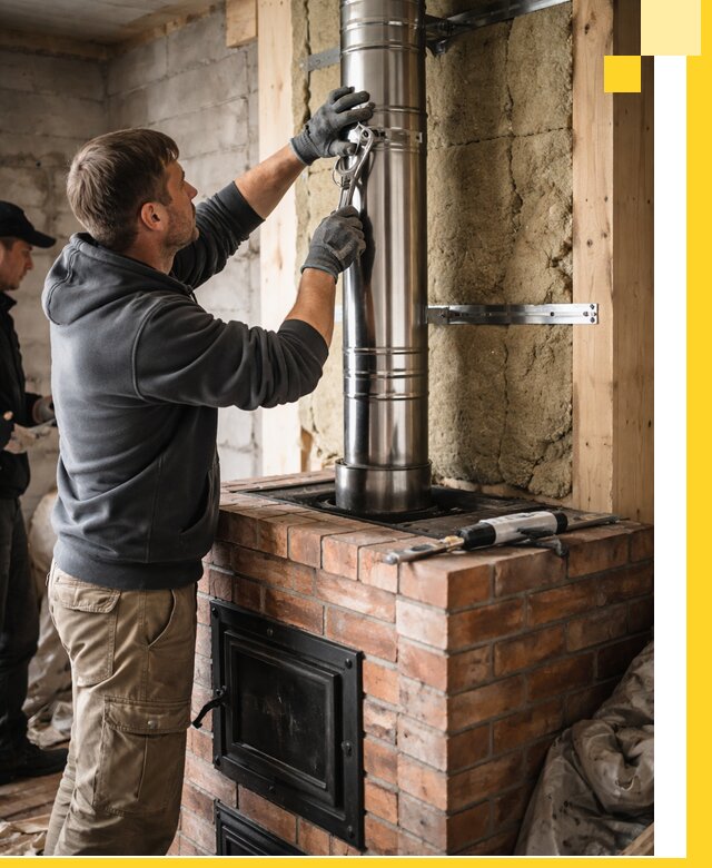 Изготовление и монтаж печей и дымоходов под ключ в Фурманове