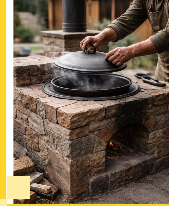 Печи для казана в Фурманове по цене от 18338 р. | ЭриданФрв