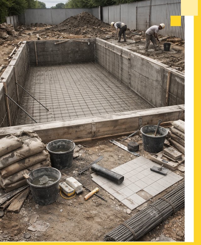 Строительство бассейнов под ключ в Фурманове, дизайн и монтаж