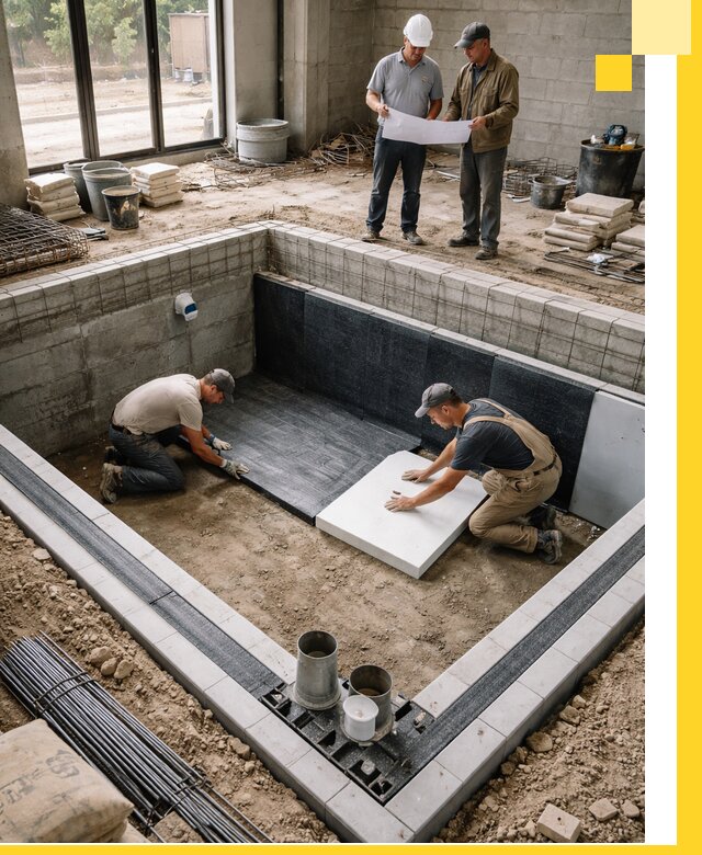 Проекты частных и общественных бассейнов под ключ в Фурманове