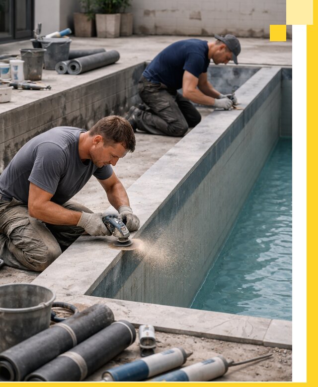 Профессиональный ремонт бассейнов под ключ в Фурманове