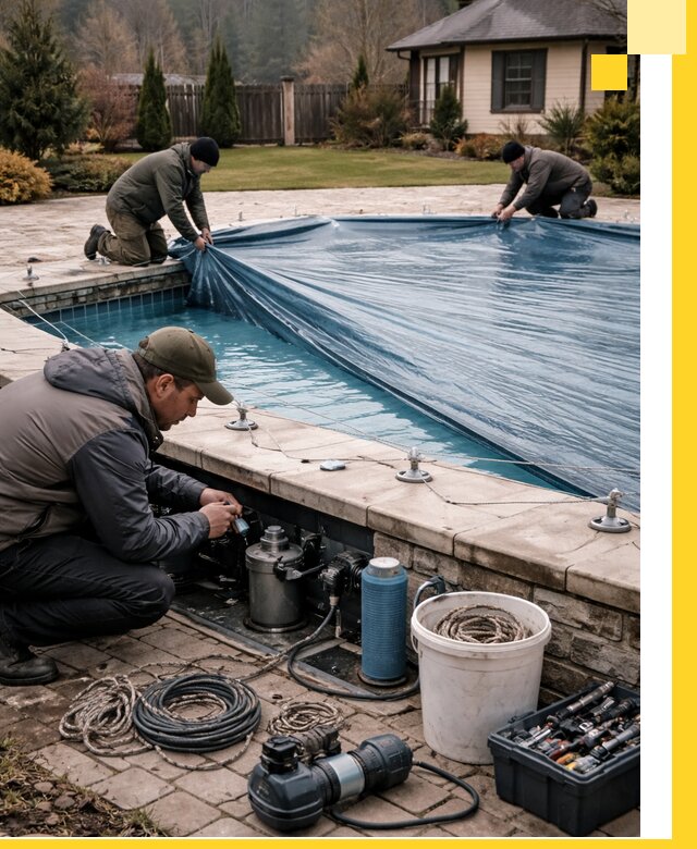 Консервация бассейнов в Фурманове: подготовка к длительному хранению