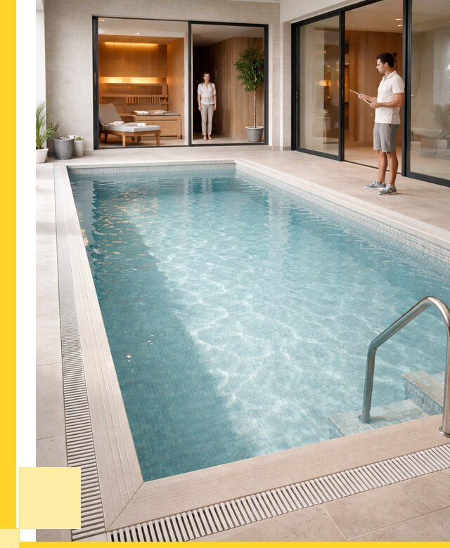 Отделка бассейна пленкой ПВХ в Фурманове от 3566 р. - ЭриданФрв