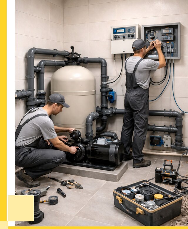 Монтаж оборудования для бассейнов в Фурманове от 40752 р. | ЭриданФрв