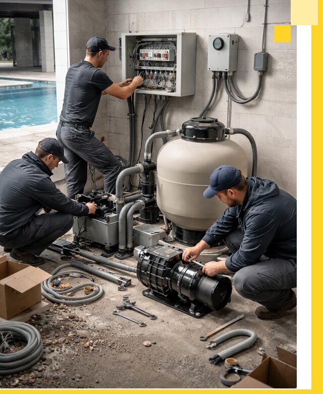 Профессиональный монтаж оборудования для бассейнов в Фурманове