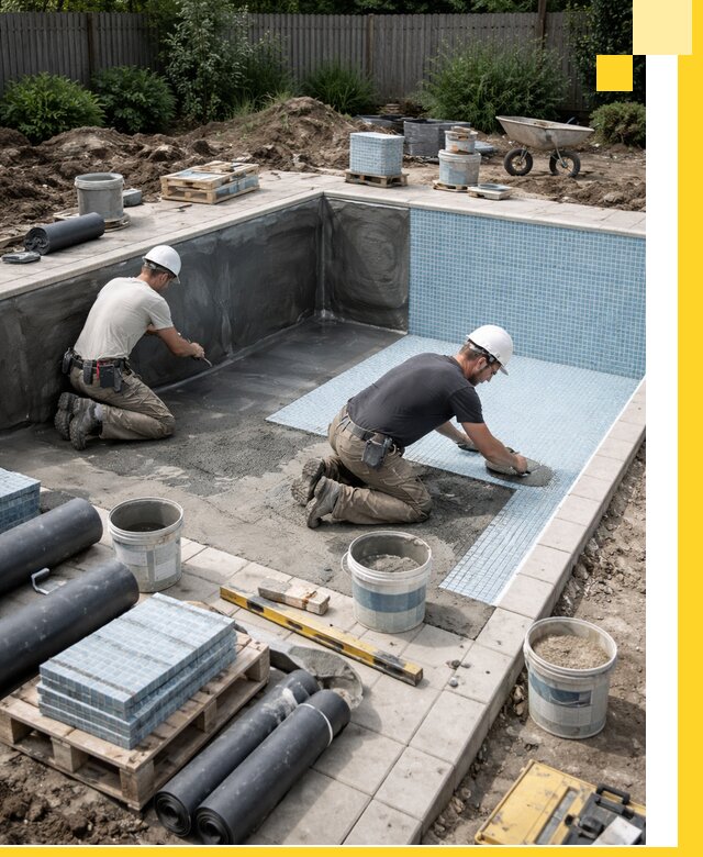 Проектирование и строительство стационарных бассейнов в Фурманове