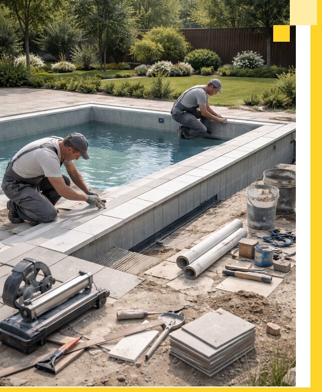 Строительство открытых бассейнов под ключ в Фурманове профессионально