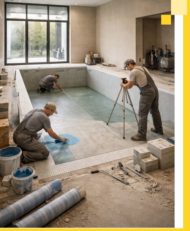 Проект и строительство закрытых бассейнов в Фурманове под ключ