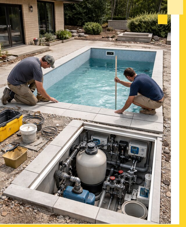 Строительство качественных домашних бассейнов под ключ в Фурманове