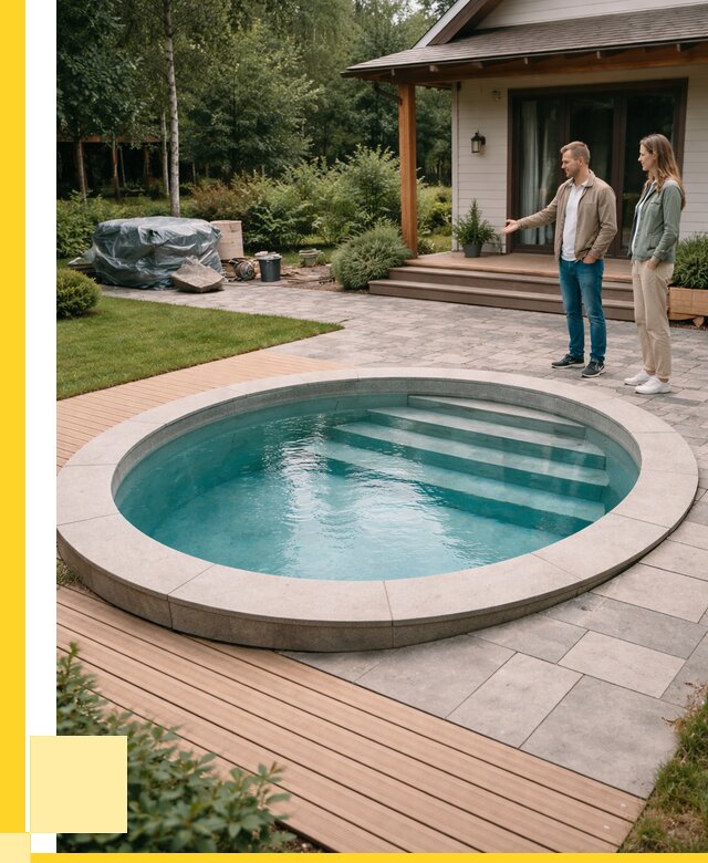 Бассейн на даче под ключ в Фурманове от 203760 р., ЭриданФрв