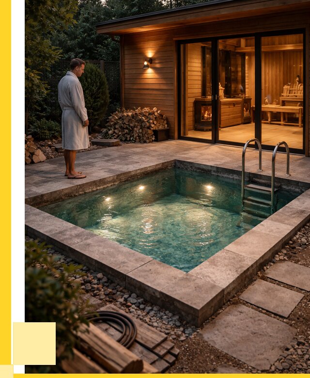 Бани с бассейном под ключ в Фурманове от 96786 р. | ЭриданФрв