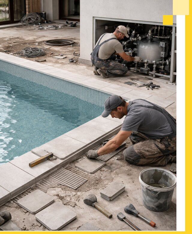 Строительство и монтаж бассейнов в коттедже в Фурманове