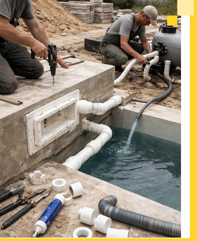 Строительство скиммерных бассейнов под ключ в Фурманове