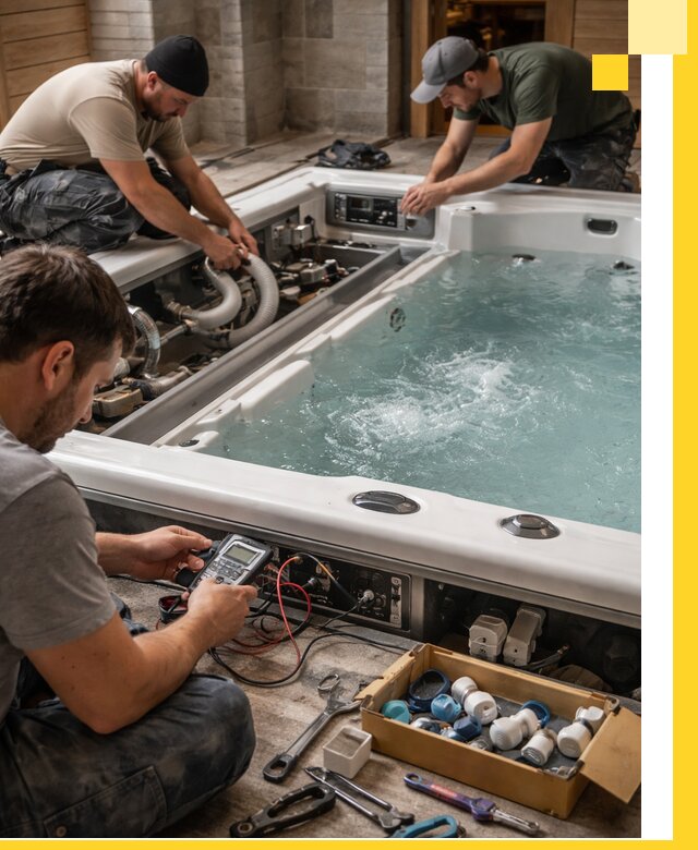 Гидромассажные бассейны под ключ в Фурманове, дизайн и монтаж