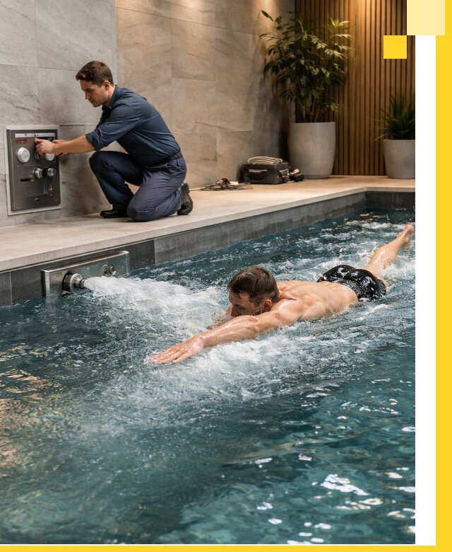 Проектирование и монтаж бассейнов с противотоком в Фурманове