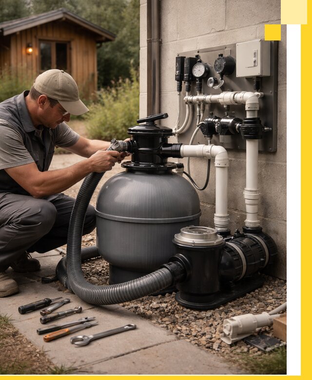 Продажа и монтаж фильтров и насосов для бассейнов в Фурманове