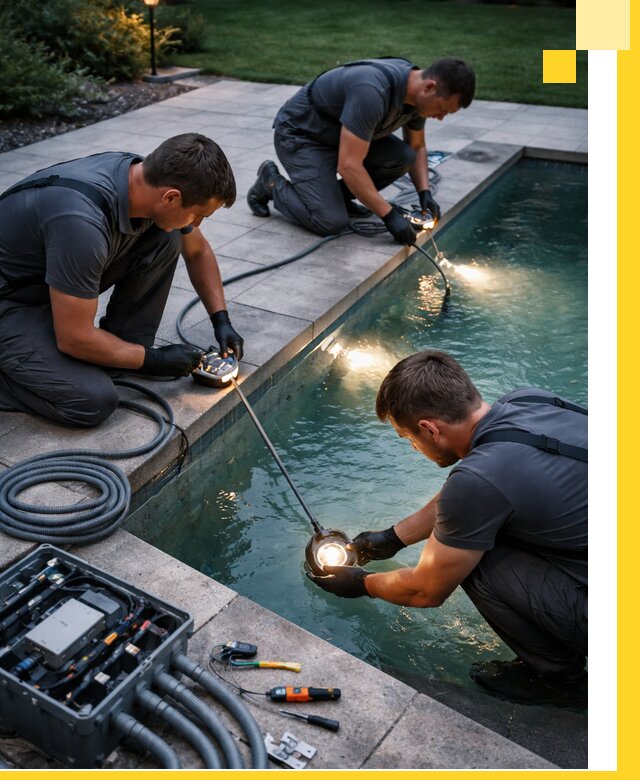 Профессиональное освещение бассейнов в Фурманове: дизайн и монтаж