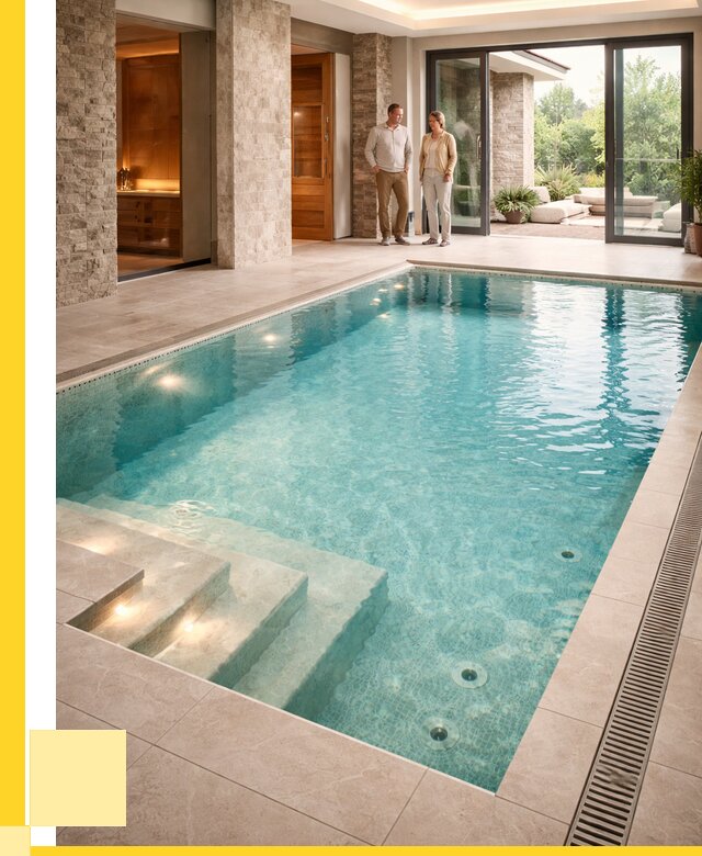 Бассейн во дворе в Фурманове: проект, отделка от 1222560 р. | ЭриданФрв