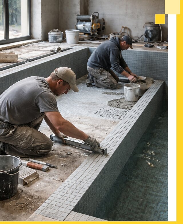 Строительство бассейна в частном доме в Фурманове под ключ