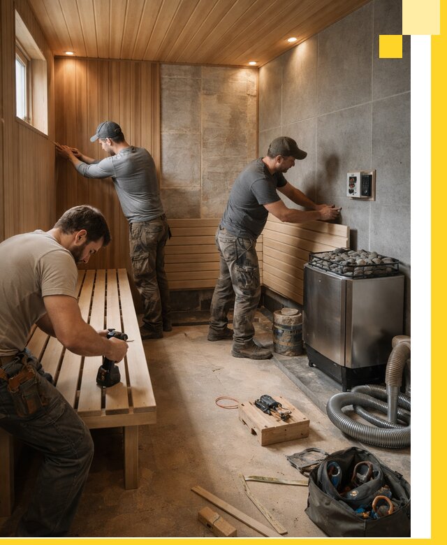 Сауны под ключ в Фурманове, проектирование, строительство, отделка