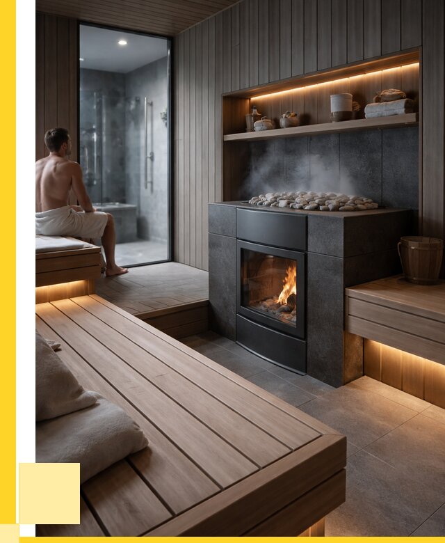 Проект сауны в частном доме в Фурманове от 35658 р. | ЭриданФрв