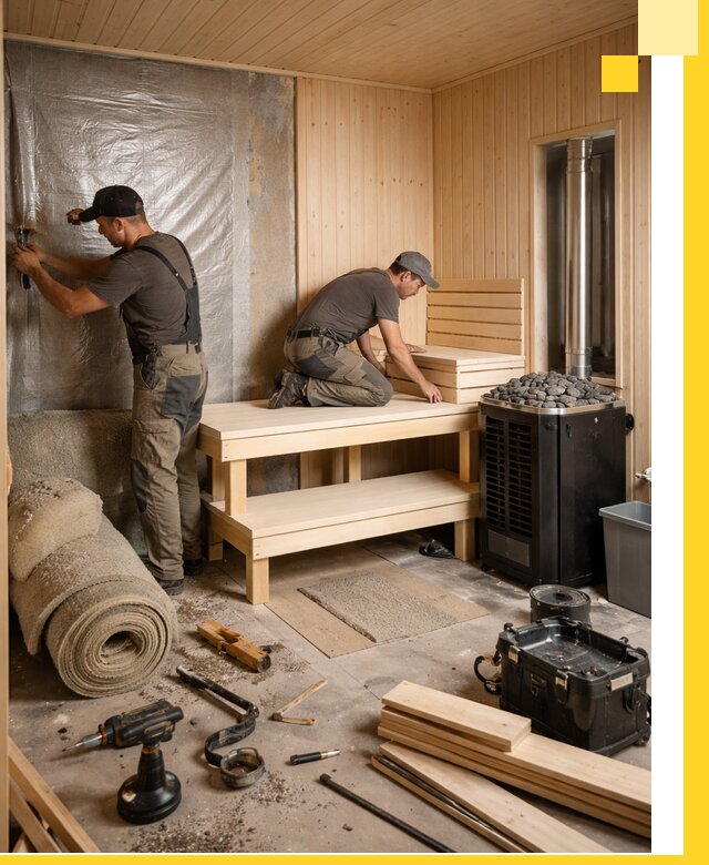 Проекты саун под ключ в Фурманове дизайн и строительство