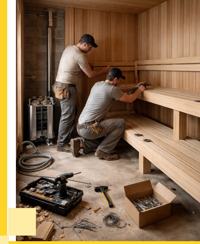 Монтаж саун под ключ в Фурманове от 122256 р. | ЭриданФрв