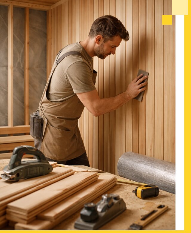 Профессиональная отделка саун и парных под ключ в Фурманове