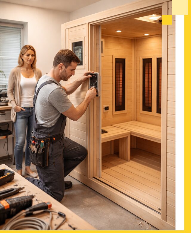 Инфракрасные сауны под ключ в Фурманове продажа и установка