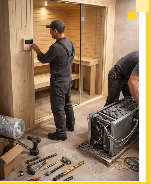 Поставка, установка и монтаж электрических саун в Фурманове