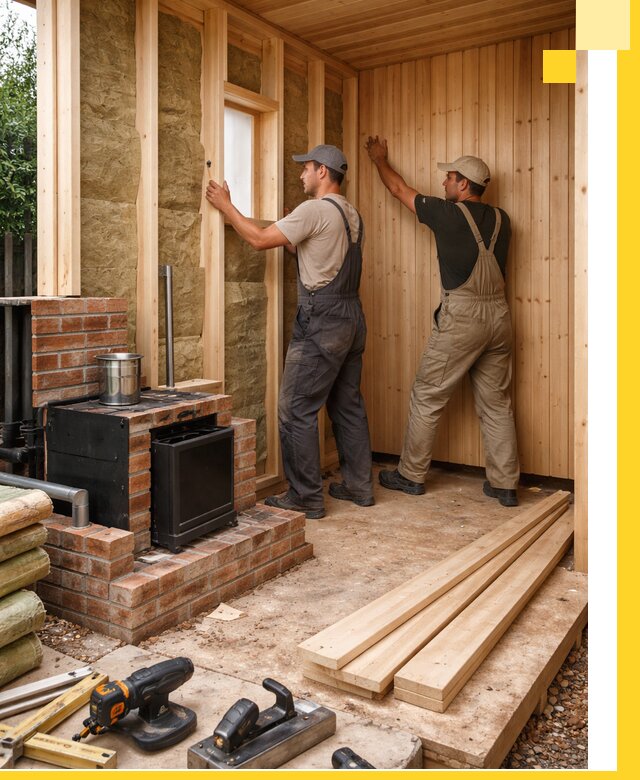 Строительство и установка дачных саун под ключ в Фурманове