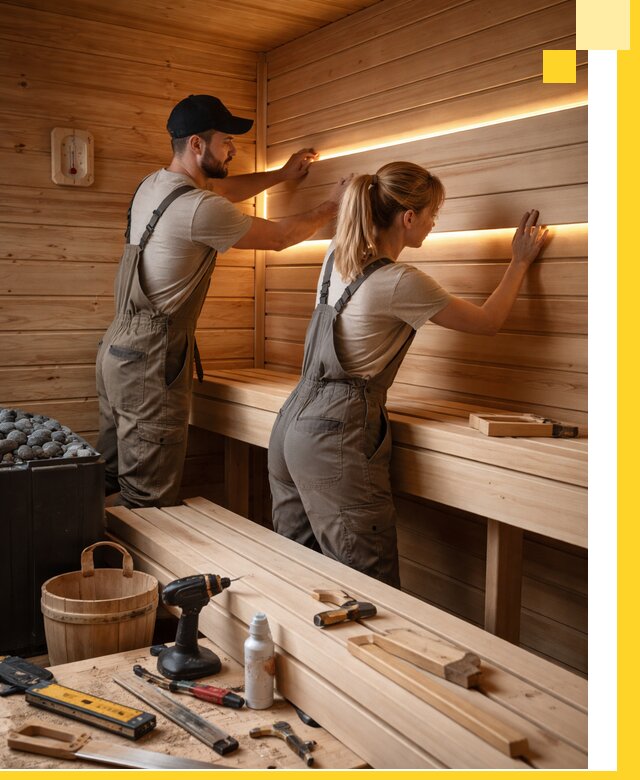 Дизайн саун и бань под ключ с индивидуальным проектом в Фурманове