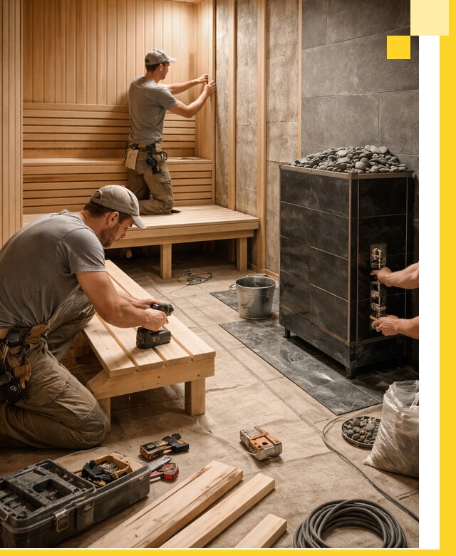 Дизайн и строительство интерьерных саун под ключ в Фурманове