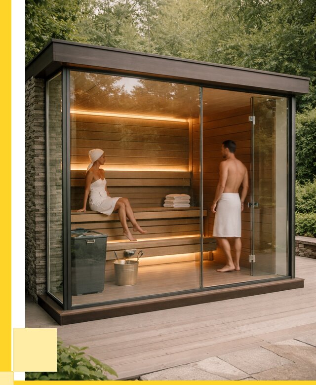 Сауна стеклянная и двери для сауны в Фурманове от 254700 р. | ЭриданФрв