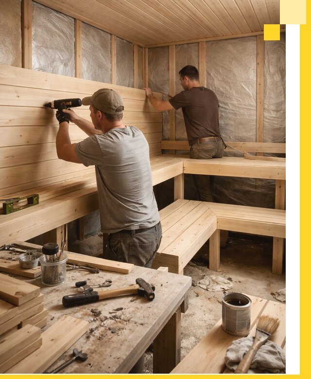 Профессиональная отделка бань и саун под ключ в Фурманове