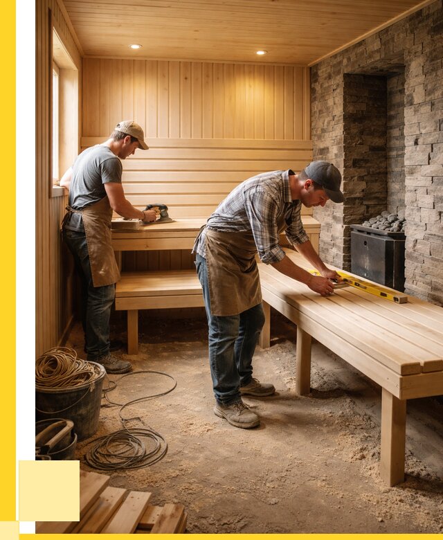 Отделка бани в Фурманове: внутренняя отделка от 3056 р. | ЭриданФрв